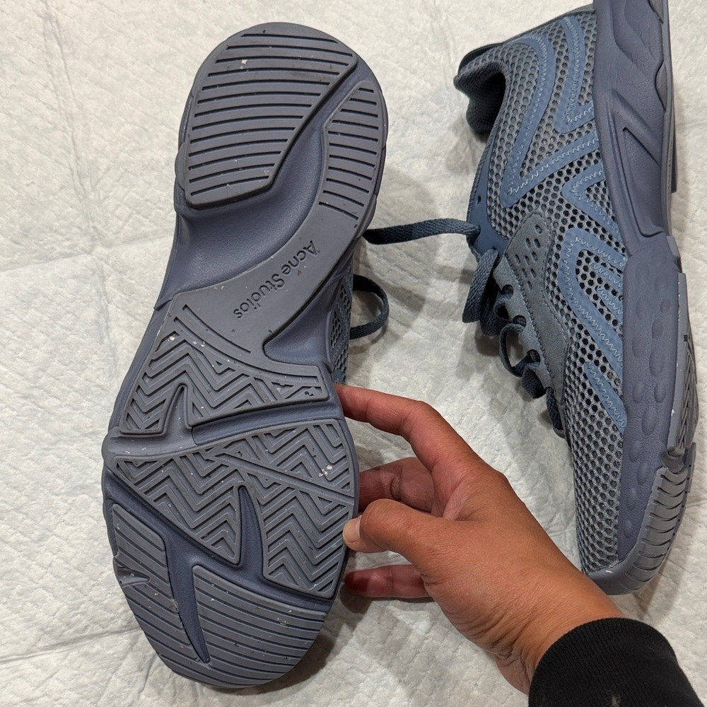 ACNE Studios Men’s N3W mesh and rubber Sneakers - Picture 9 of 16